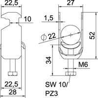 OBO Bettermann 1186016 Beugelklem 1 stuk(s)