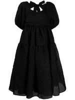 Cecilie Bahnsen robe Ammi à coupe évasée - Noir