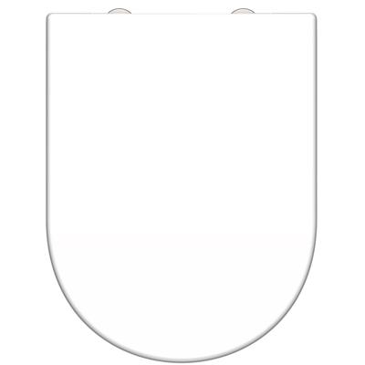 SCHÜTTE Toiletbril WHITE d-vormig duroplast