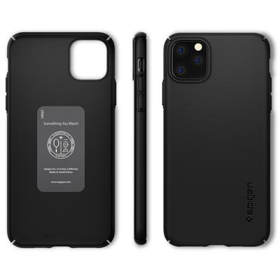 Spigen - iPhone 11 Pro Hoesje - Back Case Thin Fit Air Zwart