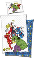 Marvel Avengers Dekbedovertrek team - 140 x 200 cm - 70 x 90 cm - thumbnail