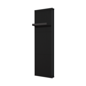 Vipera Corrason dubbele badkamerradiator 60 x 180 cm centrale verwarming mat zwart zij- en middenaansluiting 3.468W