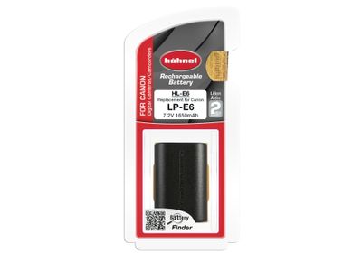 Hähnel Fototechnik HL-E6 Camera-accu Vervangt originele accu LP-E6 7.2 V 1650 mAh