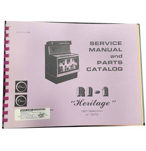 Rowe Ami R-1 Heritage - Service Manual And Parts Catalog