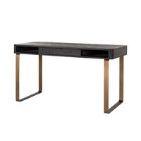 Richmond Sidetable Blackbone Eikenhout en Staal, 140cm - Zwart - thumbnail