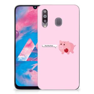 Samsung Galaxy M30 Telefoonhoesje met Naam Pig Mud