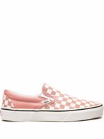 Vans chaussures de skate Classic à motif damier - Rose