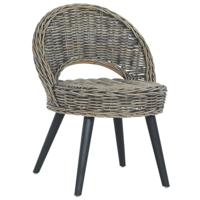 vidaXL Fauteuil Meubel Armstoel Stoel Leunstoel Luie Stoelen Zitmeubel Relaxstoel Zetel Meubilair Zitstoel Meubelen Kubu Rattan Zwart