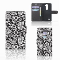 LG Magna | G4C Hoesje Black Flowers