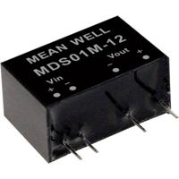 Mean Well MDS01M-12 DC/DC-convertermodule 84 mA 1 W Aantal uitgangen: 1 x Inhoud 1 stuk(s)