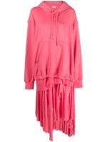 Diesel robe-hoodie D-Roller à design asymétrique - Rose