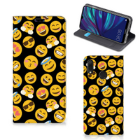 Huawei Y7 hoesje Y7 Pro (2019) Hoesje met Magneet Emoji - thumbnail