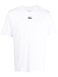 izzue t-shirt en coton à patch logo - Blanc