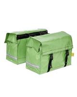DE POORT dubbele fietstas 55L, appelgroen