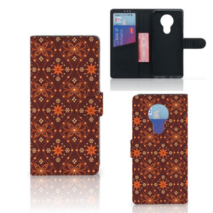 Nokia 5.3 Telefoon Hoesje Batik Brown