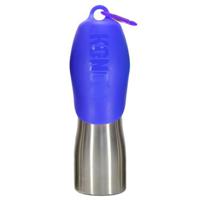 KONG H2O roestvrij staal hond waterfles & huisdier reizen kom, 26oz - blauw