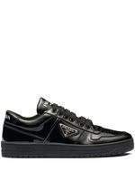 Prada baskets Downtown en cuir - Noir