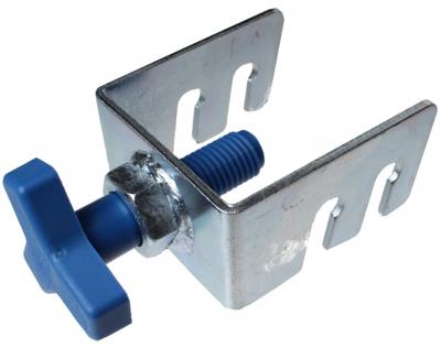 Twinny Load crankklem met sterbout zilver/blauw Twinny Load crankklem met sterbout zilver/blauw