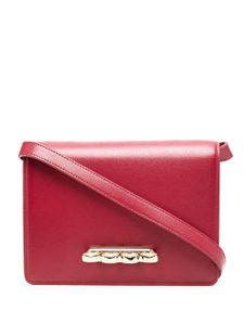 Alexander McQueen sac porté épaule Four Ring - Rouge