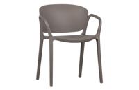 Woood Bent tuinstoel taupe