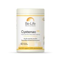 BE-LIFE | CYSTENAC 600 | Voedingssupplement | Zwavelaminozuur | Reguleert stress, ondersteunt de immuniteit, Tegen vrije radicalen | 60 capsules