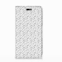 Huawei Y5 | Y6 2017 Hoesje met Magneet Stripes Dots