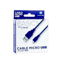 FRTEC - USB-kabel USB A micro-USB B mannelijk blauw