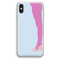 Pink panty: iPhone XS Max Transparant Hoesje - thumbnail