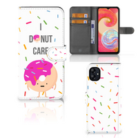 Samsung Galaxy A04e Book Cover Donut Roze - thumbnail