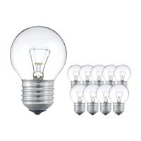 Voordeelpak 10x Standaard Gloeilamp Helder P45 E27 60W 230V