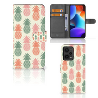 Xiaomi Redmi Note 12 Pro Plus Book Cover Ananas - thumbnail