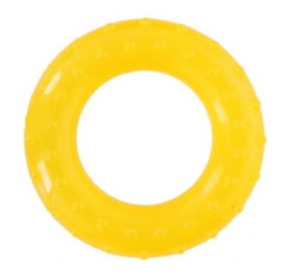 Dunlop handtrainer ring 7 cm geel Dunlop handtrainer ring 7 cm geel