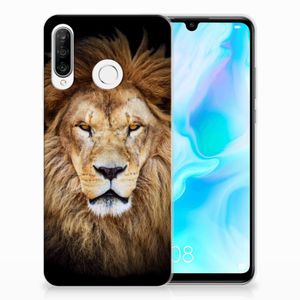 Huawei P30 Lite TPU Hoesje Leeuw