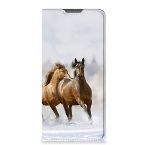 Motorola Moto E32 | Moto E32s Hoesje maken Paarden