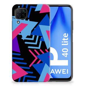 Huawei P40 Lite TPU Hoesje Funky Triangle