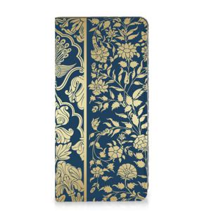 Samsung Galaxy S24 Smart Cover Beige Flowers