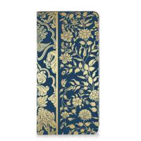 Samsung Galaxy S24 Smart Cover Beige Flowers - thumbnail