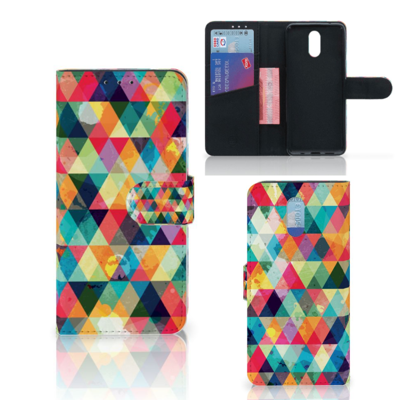 Nokia 2.3 Telefoon Hoesje Geruit Nokia 2.3 Telefoon Hoesje Geruit