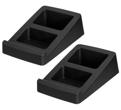 my wall Universele tafelstandaard voor luidsprekers HS32-1L - 2-pack, belastbaar tot 3 kg, 15° hellingshoek, luidsprekerstandaard, tafelhouder voor luidspreker, trillingsdempend