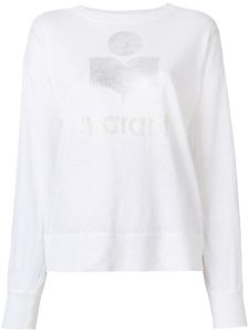 MARANT ÉTOILE t-shirt Klowia à logo imprimé - Blanc