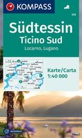 Wandelkaart 111 Südtessin - Ticino Sud | Kompass - thumbnail