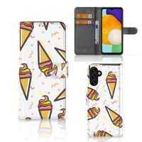 Samsung Galaxy A04s | Samsung Galaxy A13 5G Book Cover Icecream - thumbnail