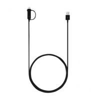 Samsung Combo Kabel EP-DG950DBE - USB-C & MicroUSB - 1.4m - Bulk - Zwart - thumbnail