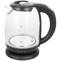 EMERIO WK-119255.5 Waterkoker Snoerloos Glas, Zwart