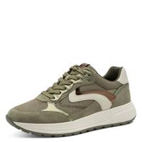 Tamaris Lage damessneakers, olijfgroen, 41 EU, olijfgroen, 41 EU