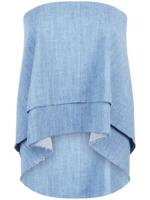 RTA haut Eliana à design sans bretelles - Bleu