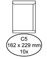 Envelop Hermes akte C5 162x229mm zelfklevend wit 10stuks