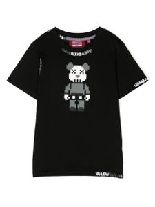 Mostly Heard Rarely Seen 8-Bit t-shirt mini Grey Bear en coton - Noir