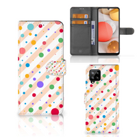 Samsung Galaxy A42 5G Telefoon Hoesje Dots - thumbnail