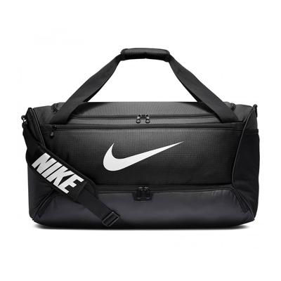 Nike Brasilia medium duffel sporttas zwart